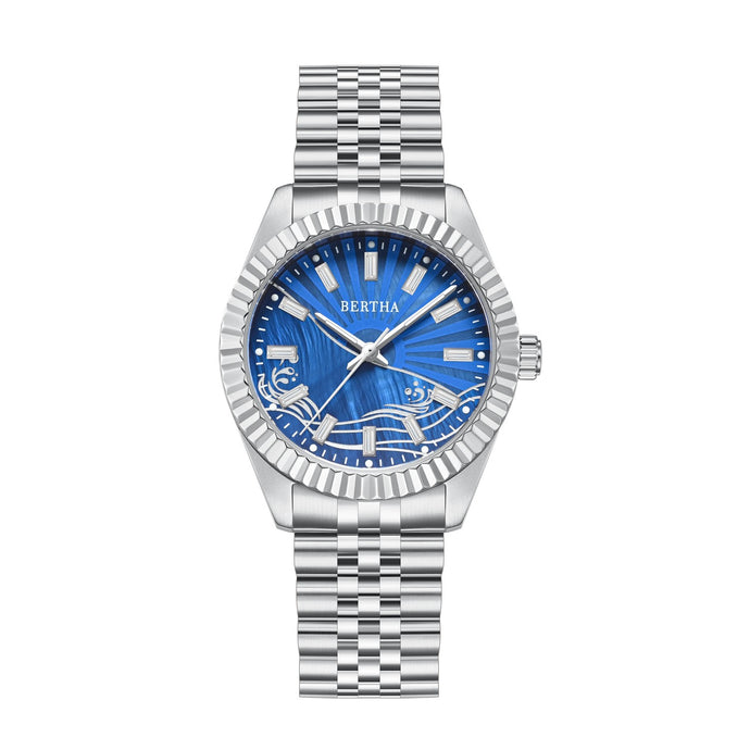 Bertha Marina Mother-Of-Pearl Bracelet Watch - BTHBS1702