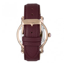 Load image into Gallery viewer, Bertha Gisele MOP Leather-Band Ladies Watch - Rose Gold/Plum - BTHBR4404