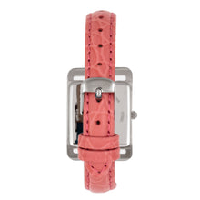 Load image into Gallery viewer, Bertha Marisol Swiss MOP Leather-Band Watch - Coral - BTHBR6902