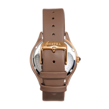 Load image into Gallery viewer, Bertha Georgiana Mother-Of-Pearl Leather-Band Watch - Rose Gold/Beige - BTHBS1106
