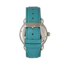 Load image into Gallery viewer, Bertha Jennifer MOP Leather-Band Ladies Watch - Silver/Turquoise - BTHBR5001