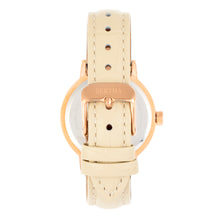 Load image into Gallery viewer, Bertha Cecelia Leather-Band Watch - Cream - BTHBR7504