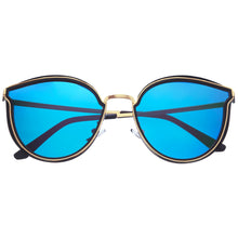 Load image into Gallery viewer, Bertha Lorelei Polarized Sunglasses - Black/Blue - BRSBR045BL