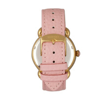 Load image into Gallery viewer, Bertha Estella MOP Leather-Band Ladies Watch - Gold/Pink - BTHBR5104