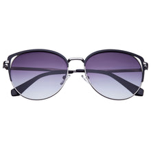 Load image into Gallery viewer, Bertha Darby Polarized Sunglasses - Silver/Black - BRSBR049BK
