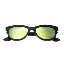 Load image into Gallery viewer, Bertha Carly Buffalo-Horn Polarized Sunglasses - Black/Green - BRSBR009BG