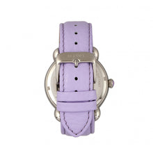 Load image into Gallery viewer, Bertha Estella MOP Leather-Band Ladies Watch - Silver/Lavender - BTHBR5103
