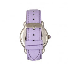 Load image into Gallery viewer, Bertha Jennifer MOP Leather-Band Ladies Watch - Silver/Lavender - BTHBR5002