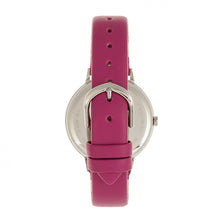 Load image into Gallery viewer, Bertha Delilah Leather-Band Watch - Silver/Fuchsia - BTHBR8603
