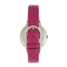 Load image into Gallery viewer, Bertha Delilah Leather-Band Watch - Silver/Fuchsia - BTHBR8603