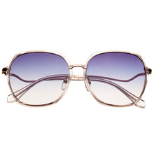 Load image into Gallery viewer, Bertha Hensley Polarized Sunglasses - Clear/Blue - BRSBR048BL