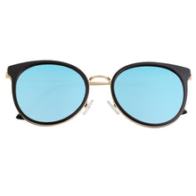 Load image into Gallery viewer, Bertha Brielle Polarized Sunglasses - Black/Blue - BRSBR040BL
