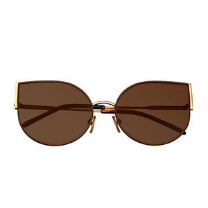 Bertha Logan Polarized Sunglasses - Gold/Brown - BRSBR036GD