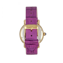 Load image into Gallery viewer, Bertha Courtney Opal Dial Leather-Band Watch - Hot Pink - BTHBR7903
