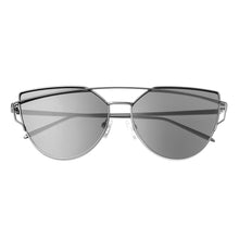 Load image into Gallery viewer, Bertha Aria Polarized Sunglasses - Silver/Silver - BRSBR025SL
