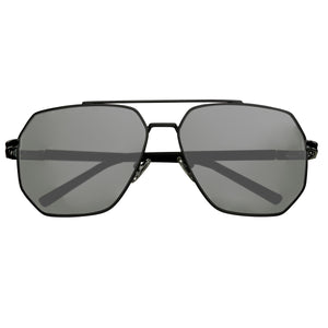 Bertha Brynn Polarized Sunglasses - Black/Black - BRSBR035GY