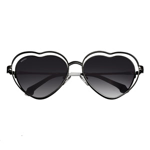 Bertha Lolita Handmade in Italy Sunglasses - Black - BRSIT111-3
