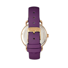 Load image into Gallery viewer, Bertha Gwen Leather-Band Watch w/Day/Date - Purple - BTHBR8305