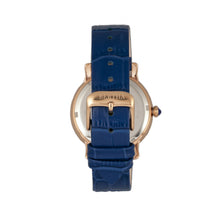 Load image into Gallery viewer, Bertha Courtney Opal Dial Leather-Band Watch - Blue - BTHBR7905
