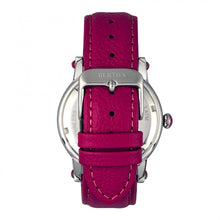 Load image into Gallery viewer, Bertha Morgan MOP Leather-Band Ladies Watch - Silver/Pink - BTHBR4201