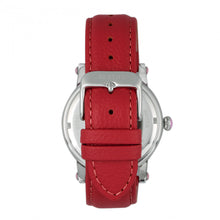 Load image into Gallery viewer, Bertha Gisele MOP Leather-Band Ladies Watch - Silver/Orange - BTHBR4402