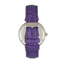 Load image into Gallery viewer, Bertha Mia Mother-Of-Pearl Leather-Band Watch - Purple - BTHBR7402