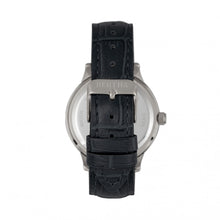 Load image into Gallery viewer, Bertha Eden Mother-Of-Pearl Leather-Band Watch w/Date - Black/Silver - BTHBR6501