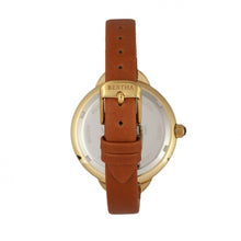 Load image into Gallery viewer, Bertha Madison Sunray Dial Leather-Band Watch - Camel/Gold - BTHBR6705