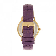 Load image into Gallery viewer, Bertha Madeline MOP Leather-Band Watch - Plum - BTHBR7107