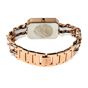 Bertha Eleanor Ladies Swiss Bracelet Watch - Rose Gold/White - BTHBR5905