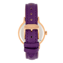 Load image into Gallery viewer, Bertha Cecelia Leather-Band Watch - Purple - BTHBR7506