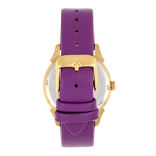 Load image into Gallery viewer, Bertha Ida Mother-of-Pearl Leather-Band Watch - Purple - BTHBS1204