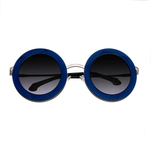 Bertha Jimi Handmade in Italy Sunglasses - Navy - BRSIT107-3