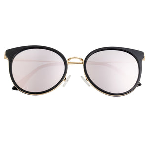 Bertha Brielle Polarized Sunglasses - Black/Rose Gold - BRSBR040RG