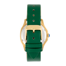 Load image into Gallery viewer, Bertha Donna Mother-of-Pearl Leather-Band Watch - Green - BTHBR9803
