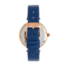Load image into Gallery viewer, Bertha Micah Leather-Band Watch - Navy - BTHBR9408
