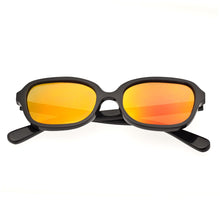 Load image into Gallery viewer, Bertha Harley Buffalo-Horn Polarized Sunglasses - Black/Gold - BRSBR004B