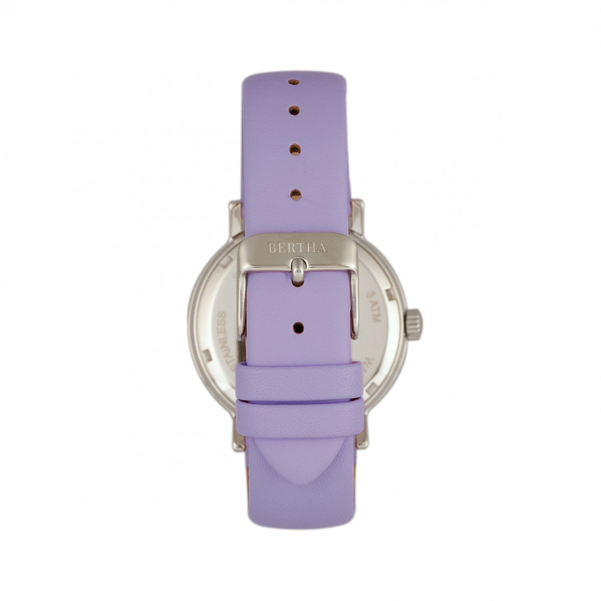 *SALE*Bertha Luna mother of pearl leather watch Bertha Gold Plated Mother of Pearl Wrist Watch 38mm Elephant  main image 3