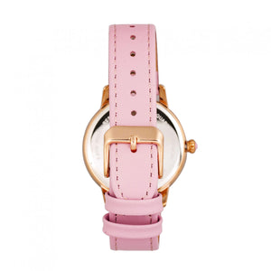 Bertha Adaline Mother-Of-Pearl Leather-Band Watch - Pink - BTHBR8206