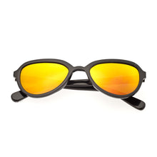 Load image into Gallery viewer, Bertha Alexa Buffalo-Horn Polarized Sunglasses - Black/Gold - BRSBR007B