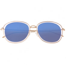 Load image into Gallery viewer, Bertha Scarlett Polarized Sunglasses - Rose Gold/Blue - BRSBR027BL
