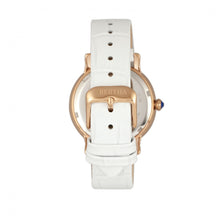 Load image into Gallery viewer, Bertha Courtney Opal Dial Leather-Band Watch - White - BTHBR7904
