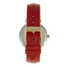 Load image into Gallery viewer, Bertha Emily Mother-Of-Pearl Leather-Band Watch - Gold/Orange - BTHBR7806
