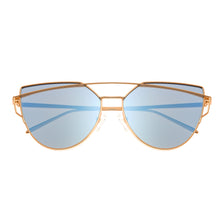 Load image into Gallery viewer, Bertha Aria Polarized Sunglasses - Rose Gold/Celeste - BRSBR025BK
