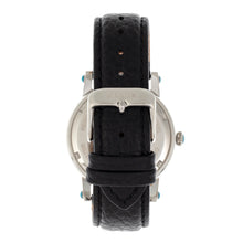 Load image into Gallery viewer, Bertha Betsy MOP Leather-Band Ladies Watch - Silver/Black - BTHBR5701