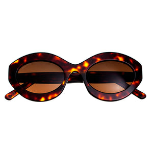 Bertha Severine Handmade in Italy Sunglasses - Tortoise - BRSIT100-2