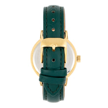 Load image into Gallery viewer, Bertha Cecelia Leather-Band Watch - Green  - BTHBR7503
