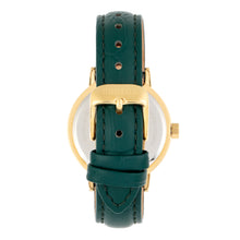 Load image into Gallery viewer, Bertha Cecelia Leather-Band Watch - Green - BTHBR7503