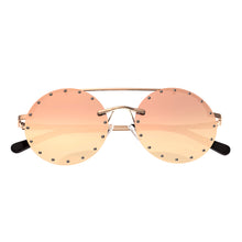 Load image into Gallery viewer, Bertha Harlow Polarized Sunglasses - Rose Gold/Rose Gold - BRSBR031RG
