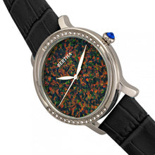 Load image into Gallery viewer, Bertha Courtney Opal Dial Leather-Band Watch - Black - BTHBR7901